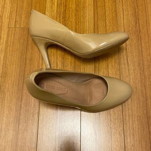 Corso Como patent leather nude pumps, Sz 5.5